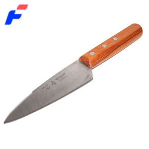 چاقو راسته ای دسته چوبی سایز 1 - فریدونی مطبخ